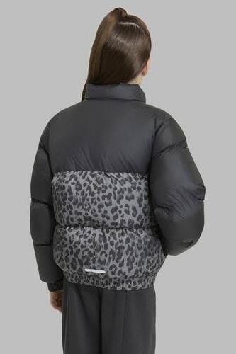 Adidas Sportswear outdoor jas met dierenprint zwart grijs Polyester Capuchon - Foto 3