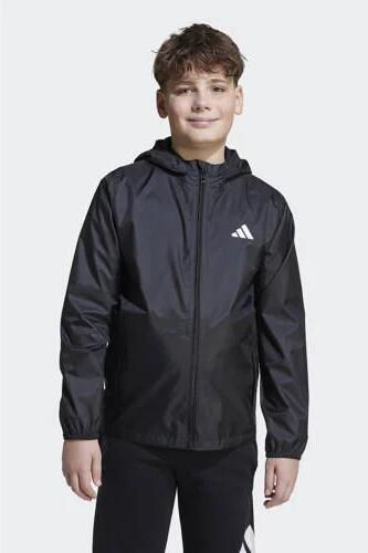 Adidas Sportswear regenjas zwart Polyester Capuchon Effen - Foto 9