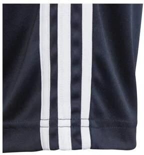 Adidas Sportswear regular fit casual short met logo donkerblauw wit Korte broek Jongens Polyester 140 - Foto 3