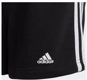 Adidas Sportswear regular fit short met logo zwart wit Korte broek Meisjes Katoen 164