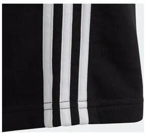 Adidas Sportswear regular fit short met logo zwart wit Korte broek Meisjes Katoen 164 - Foto 4