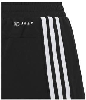 Adidas Sportswear regular fit short met logo zwart wit Korte broek Meisjes Polyester 128