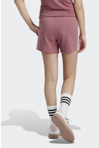 Adidas Sportswear regular fit sweatshort met logo oudroze Korte broek Meisjes Katoen 128