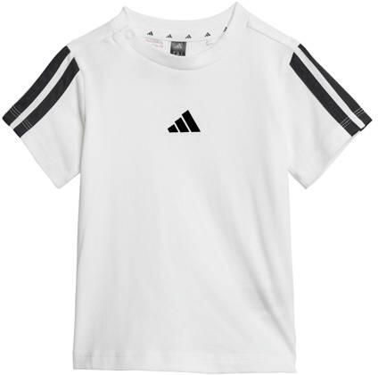 Adidas Sportswear set T-shirt + short wit zwart Katoen Ronde hals - Foto 2