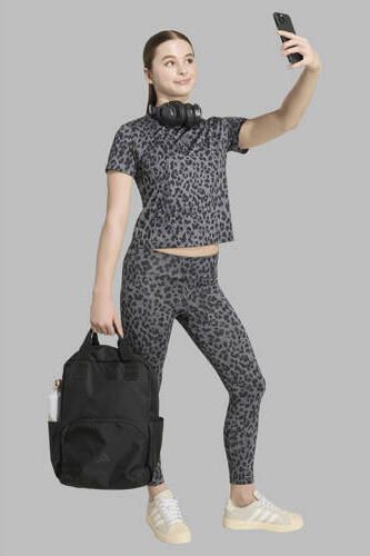Adidas Sportswear sportlegging grijs Sportbroek Polyester Dierenprint - Foto 9