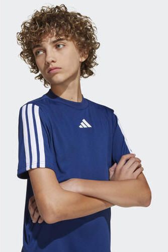 Adidas Sportswear sportshirt blauw wit Sport t-shirt Jongens Polyester Ronde hals - Foto 3
