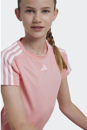 Adidas Sportswear sportshirt lichtroze Sport t-shirt Polyester Ronde hals 164