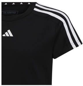 Adidas Sportswear sportshirt zwart Sport t-shirt Polyester Ronde hals 170