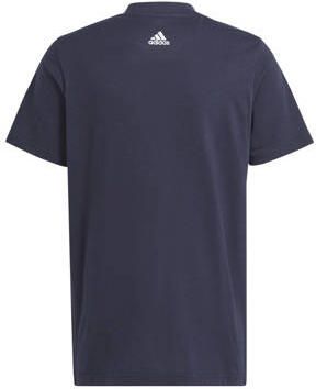 Adidas Sportswear T-shirt donkerblauw Katoen Ronde hals 152