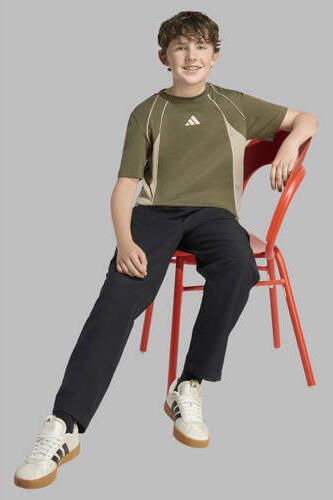 Adidas Sportswear T-shirt groen beige Katoen Ronde hals - Foto 2