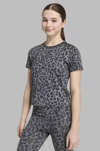 Adidas Sportswear T-shirt met panterprint grijs Polyester Ronde hals - Foto 7