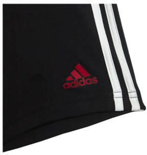 Adidas Sportswear T-shirt + short wit zwart rood Shirt + broek Katoen Ronde hals 104