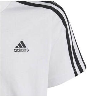 Adidas Sportswear T-shirt wit zwart Katoen Ronde hals Logo 164