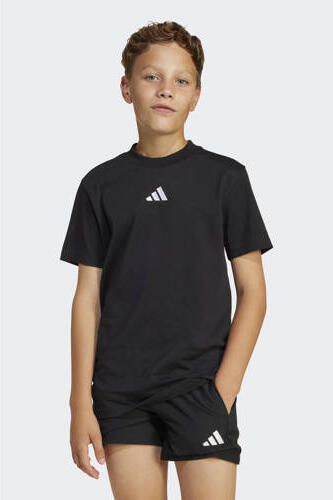 Adidas Sportswear T-shirt zwart Katoen Ronde hals Logo - Foto 9