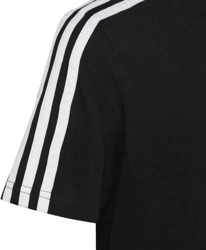 Adidas Sportswear T-shirt zwart wit Katoen Ronde hals Effen 128 - Foto 2