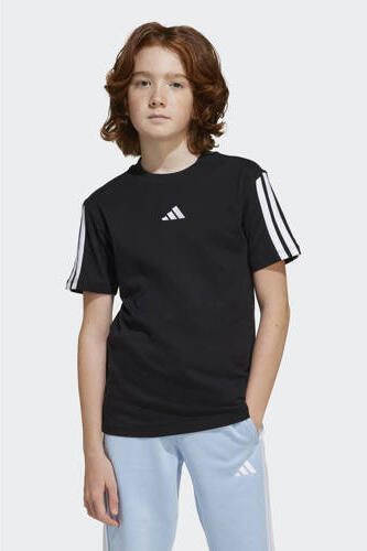 Adidas Sportswear T-shirt zwart wit Katoen Ronde hals Logo - Foto 9