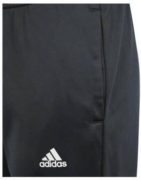 Adidas Sportswear trainingspak rood zwart Meisjes Polyester Opstaande kraag 170