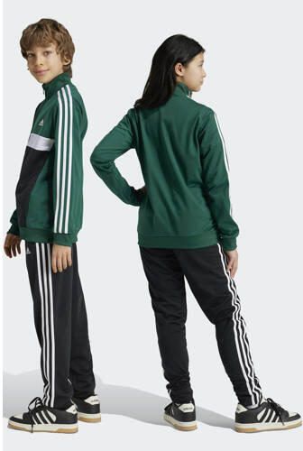 Adidas Sportswear trainingspak Tiberio groen zwart Joggingpak Jongens Polyester Opstaande kraag 140 - Foto 2