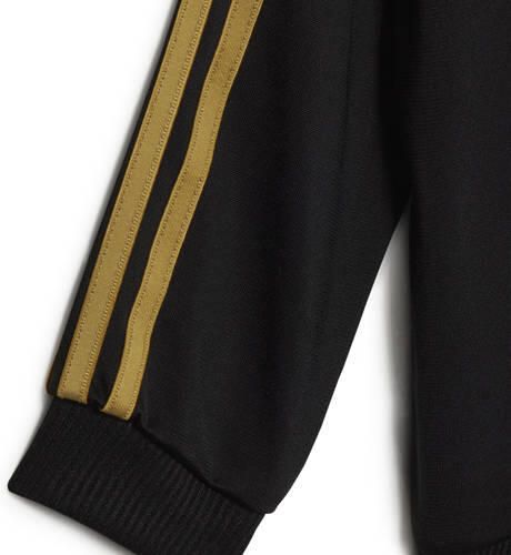 Adidas Sportswear trainingspak zwart goud Joggingpak Polyester Capuchon 104 - Foto 2