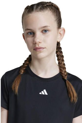 Adidas Sportswear voetbalshirt zwart Sport t-shirt Meisjes Polyester Ronde hals 128 - Foto 9