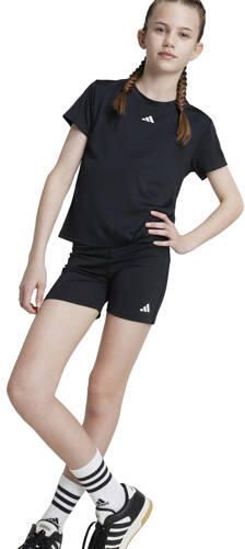 Adidas Sportswear voetbalshirt zwart Sport t-shirt Meisjes Polyester Ronde hals 128 - Foto 8