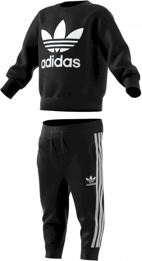 Adidas Originals Adicolor joggingpak zwart wit Katoen Ronde hals 104