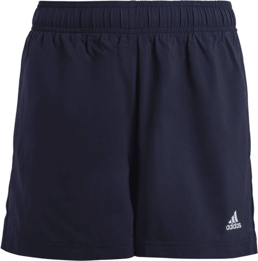 Adidas Sportswear regular fit short met logo donkerblauw Korte broek Polyester 128