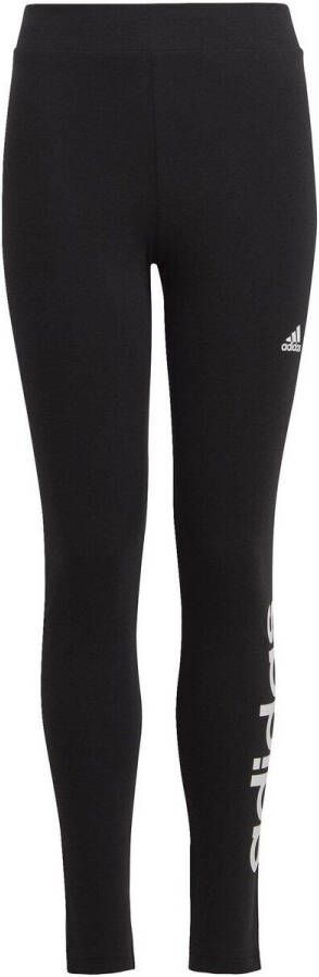 Adidas Sportswear legging zwart wit Broek Meisjes Katoen Logo 140