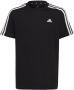 Adidas Sportswear T-shirt zwart wit Katoen Ronde hals Effen 128 - Thumbnail 2