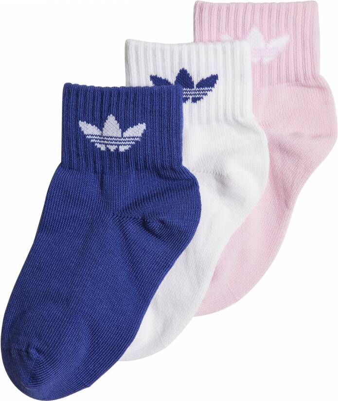 Adidas Originals Sokken Wit Meisjes Katoen Logo 19-21