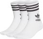 Adidas Originals Adicolor Crew Sokken (3 Pack) Lang Kleding white black maat: 43-46 beschikbare maaten:39-42 43-46 35-38 37-39 40-42 - Thumbnail 3