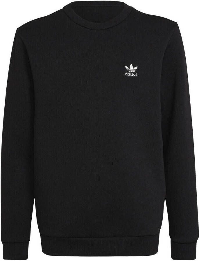 Adidas Originals fleece sweater zwart Logo 128 | Sweater van