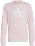 Adidas Sportswear sweater lichtroze Meisjes Katoen Ronde hals Logo 152 - Thumbnail 2