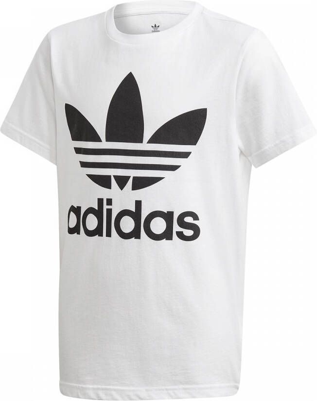 Adidas Originals Adicolor Trefoil T-shirt T-shirts Kleding white black maat: 176 beschikbare maaten:140 152 176