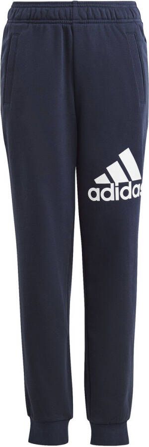 Adidas Sportswear joggingbroek donkerblauw Katoen Logo 128