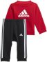 Adidas Sportswear joggingpak rood zwart Katoen Ronde hals 104 - Thumbnail 1
