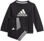 Adidas Sportswear joggingpak zwart wit Trainingspak Katoen Ronde hals 104 - Thumbnail 2