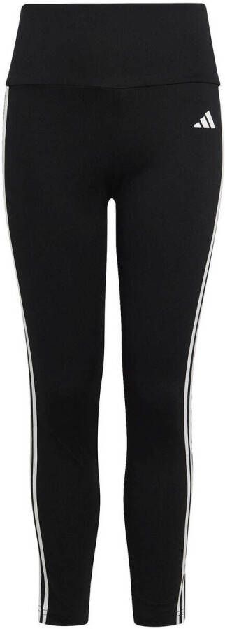 Adidas Sportswear sportlegging zwart wit Sportbroek Meisjes Polyester Effen 170