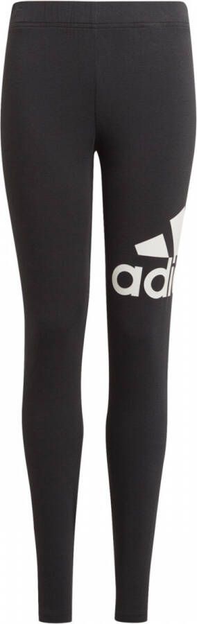 Adidas Performance sportlegging zwart wit Sportbroek Meisjes Katoen Logo 116