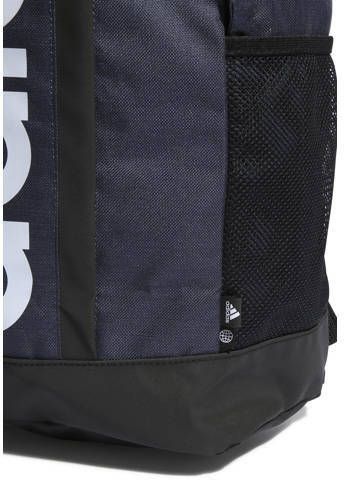 Adidas Performance rugzak Linear BP 22L donkerblauw zwart wit Sporttas