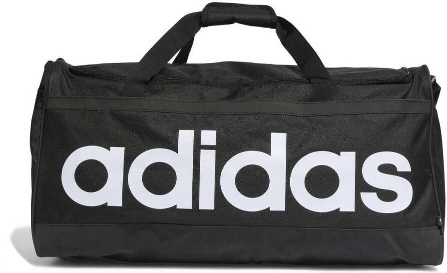 Adidas Perfor ce sporttas Linear Duffel 63 L zwart wit Logo
