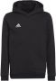 Adidas Perfor ce Junior sporthoodie zwart Sportsweater Katoen Capuchon 152 - Thumbnail 1