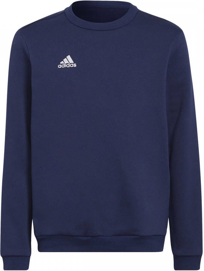 Adidas Perfor ce Junior sweater donkerblauw Sportsweater Katoen Ronde hals 140