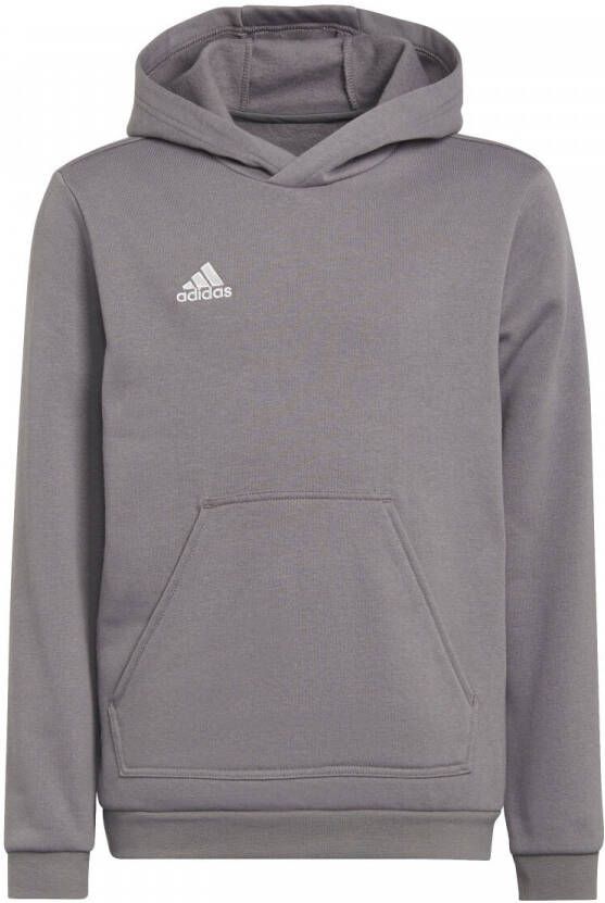 Adidas Perfor ce Junior sporthoodie zwart Sportsweater Grijs Katoen Capuchon 116
