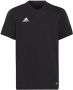 Adidas Perfor ce junior voetbalshirt zwart Sport t-shirt Katoen V-hals 152 - Thumbnail 1