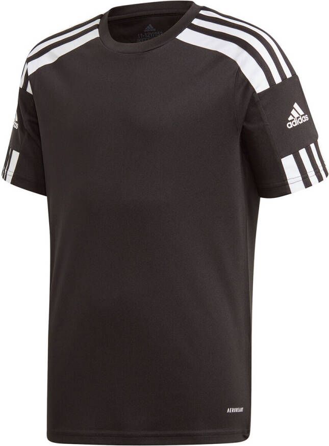 Adidas Perfor ce junior voetbalshirt zwart wit Sport t-shirt Gerecycled polyester Ronde hals 152