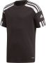Adidas Perfor ce junior voetbalshirt Squadra 21 zwart wit Sport t-shirt Polyester Ronde hals 152 - Thumbnail 1