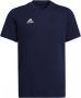 Adidas Perfor ce junior voetbalshirt donkerblauw Sport t-shirt Katoen V-hals 116 - Thumbnail 1