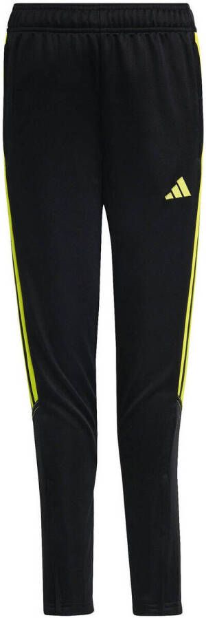 Adidas Perfor ce Junior sportbroek Tiro zwart geel Polyester 140