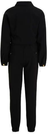 AI&KO jumpsuit Jeslyn donkerblauw Meisjes Viscose Klassieke kraag Effen 128 - Foto 2